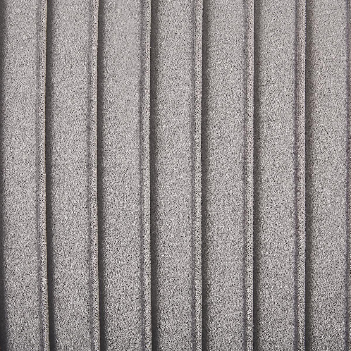 BANK Grau Paterson - Goldfarben/Grau, Textil (118/42/40cm) - Beliani