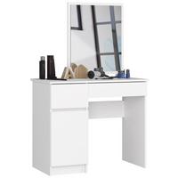 SCHMINKTISCH mit Spiegel - Weiß, Holzwerkstoff (90/142/50cm) - RAUMHIRSCH FURNITURE