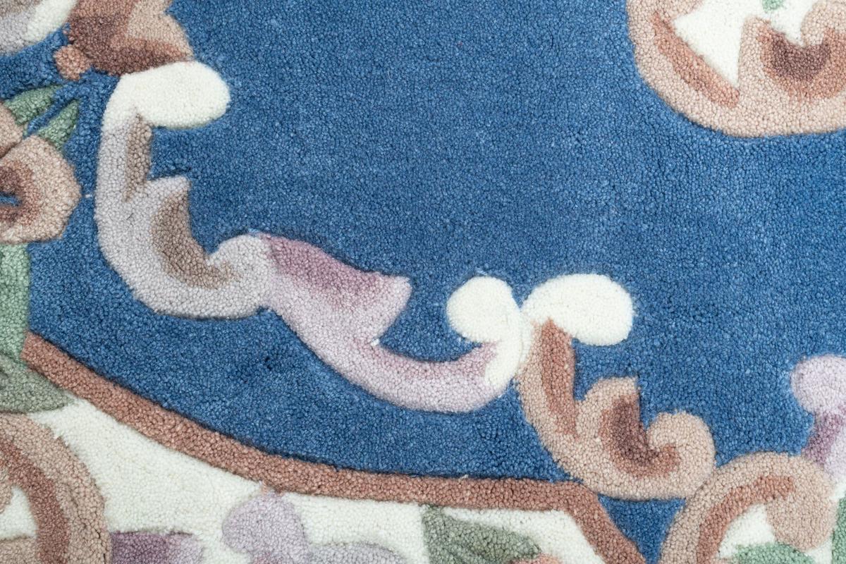HANDTUFTTEPPICH Ming 120x170 cm - Blau, Textil (120/170cm) - THEKO