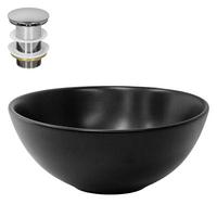WASCHBECKEN - Schwarz, Keramik (28/15/28cm) - ML-DESIGN