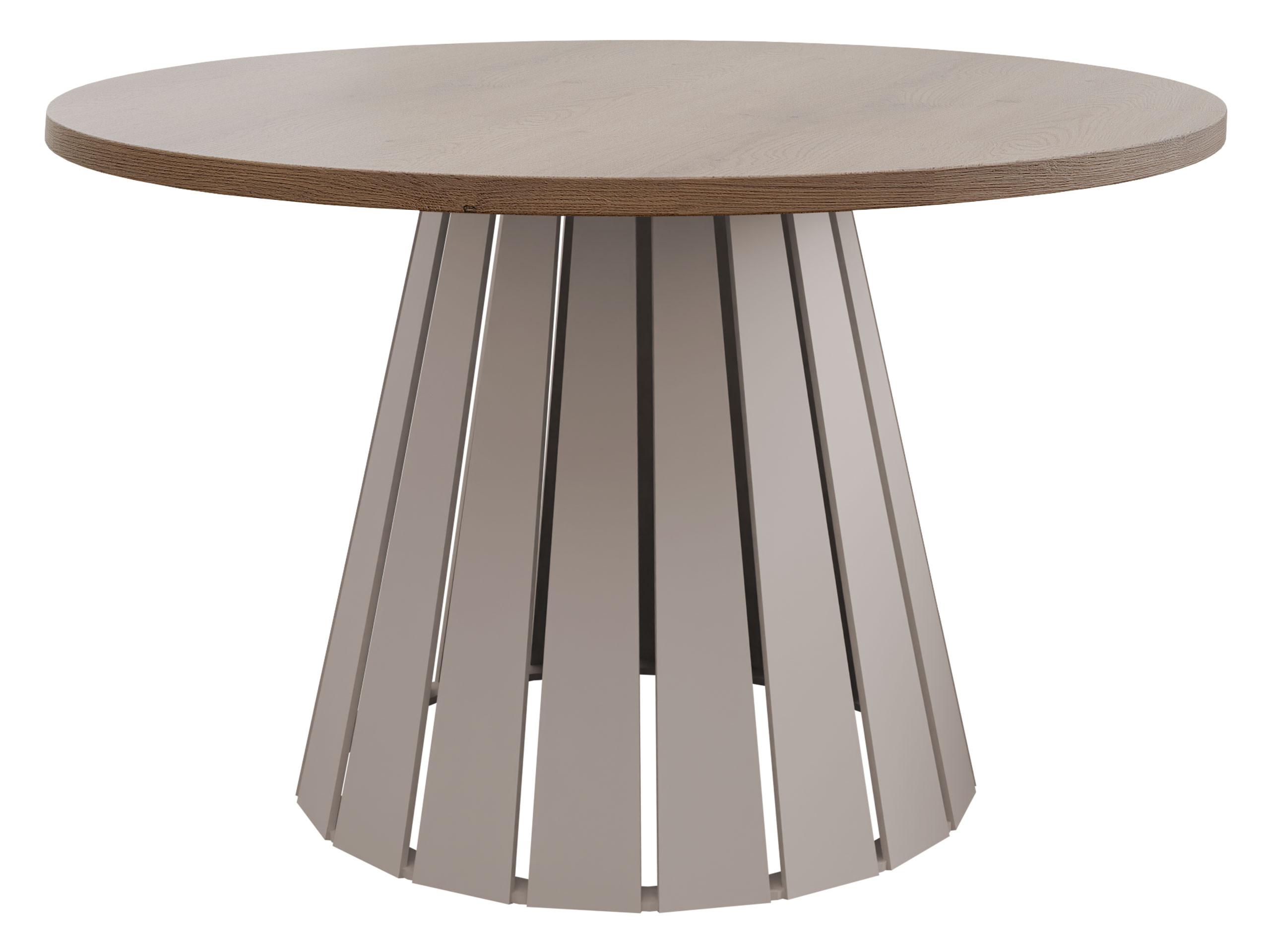 COUCHTISCH Circolo Cashmere - Kaschmir/Naturfarben, Holzwerkstoff/Metall (75/75/45cm) - MIRJAN24