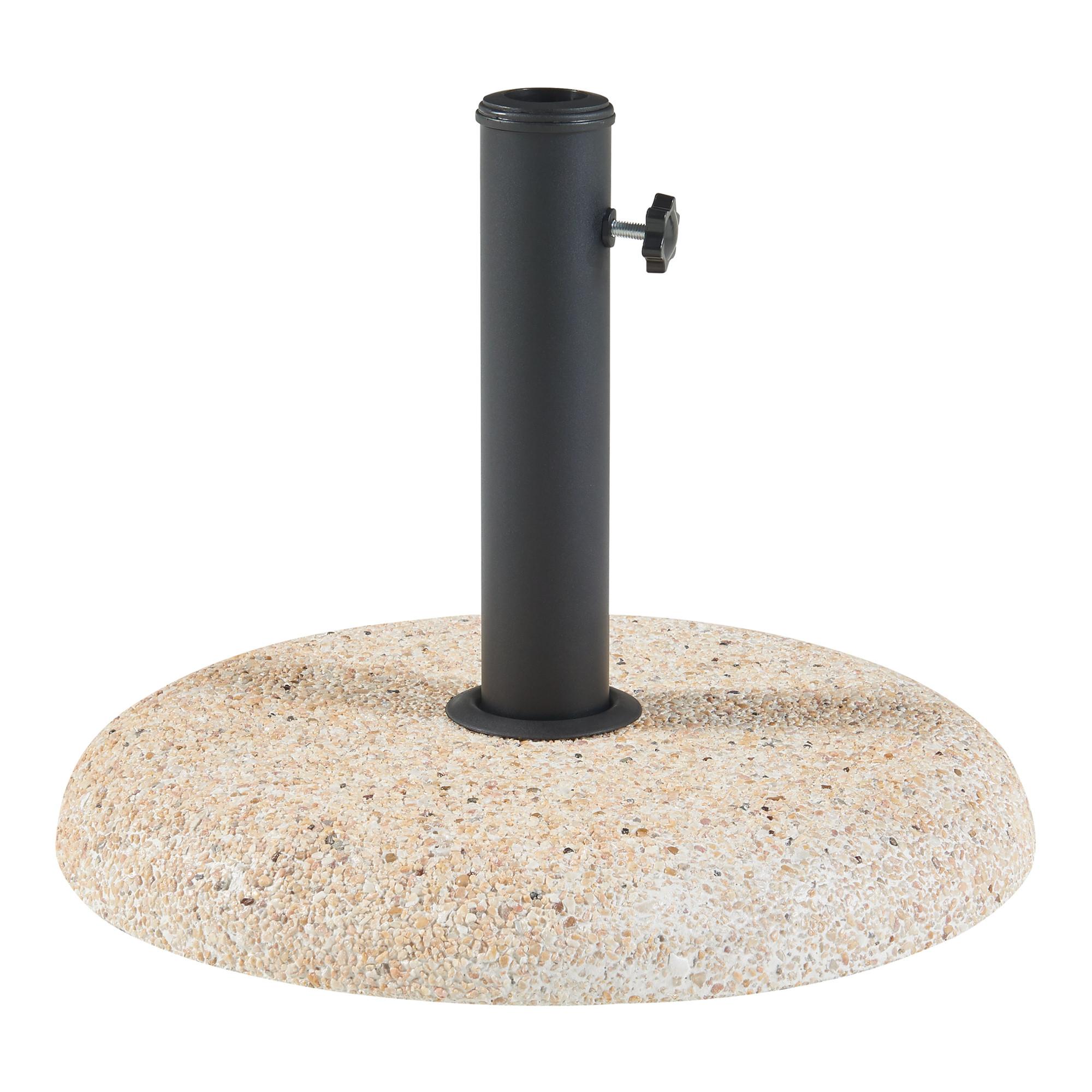 SONNENSCHIRMSTÄNDER Bitritto - Beige, Stein (45/45cm) - casa.pro