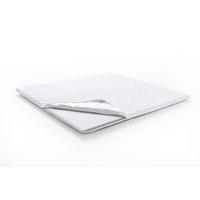 TOPPER KOMFORTSCHAUM SOLO Weiß - Weiß, Textil (180/200cm) - KAWOLA