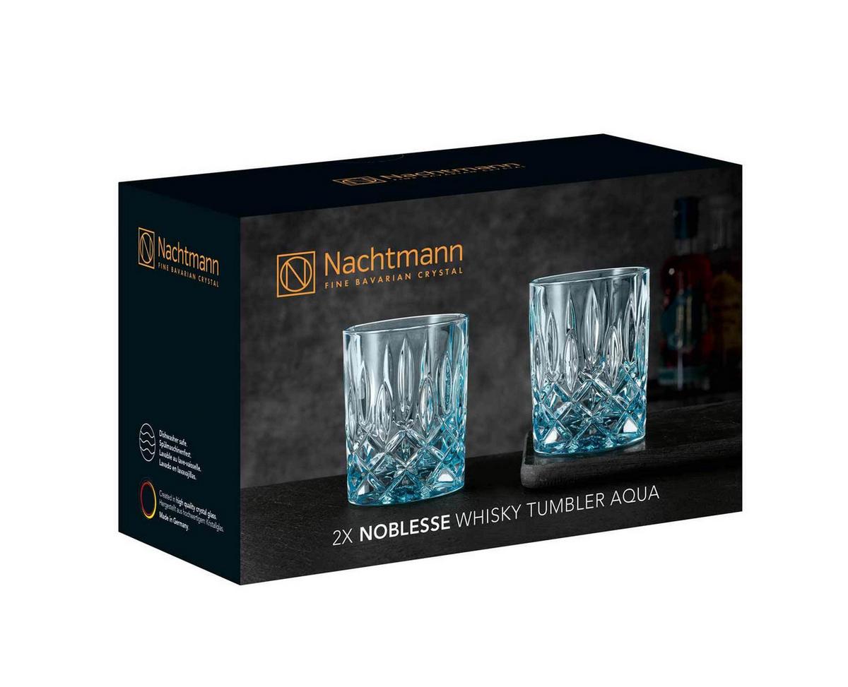 WHISKYBECHER Noblesse Fresh aqua 295 ml 2er Set - Blau, Glas (0.295L) - Nachtmann