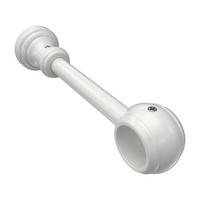 TRÄGER FÜR GARDINENSTANGEN 28 mm Ø, Classic 1-läufig, Weiß - Weiß, Kunststoff (19.5/5/5cm) - INTERDECO