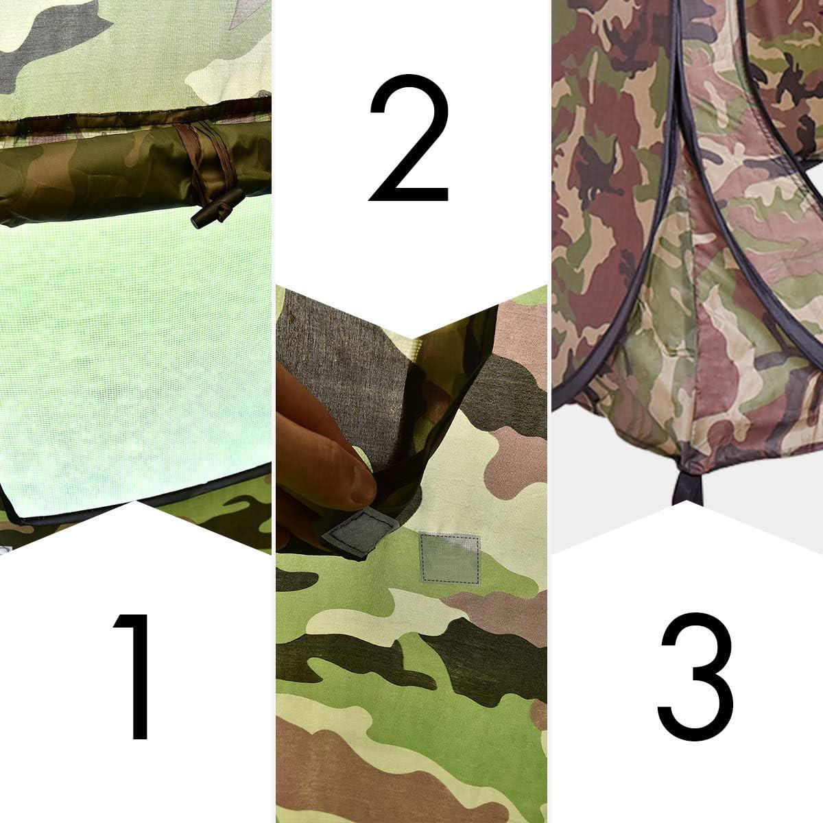 UMKLEIDEZELT Camouflage - Multicolor, Textil (120/190/120cm) - COSTWAY
