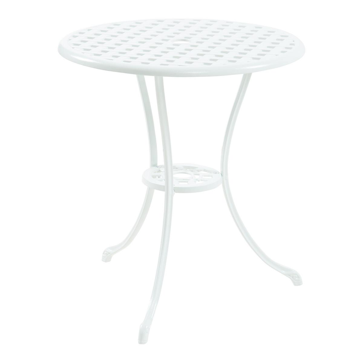 BISTRO-SET 3 TLG. Vena - Weiß, Metall - casa.pro