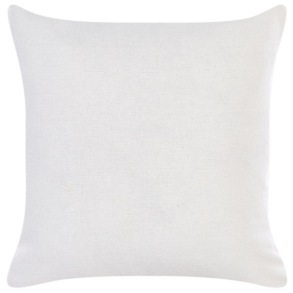DEKOKISSEN 2er-Set Weiß 45/45 cm Goldenrod - Weiß, Textil (45/45cm) - Beliani