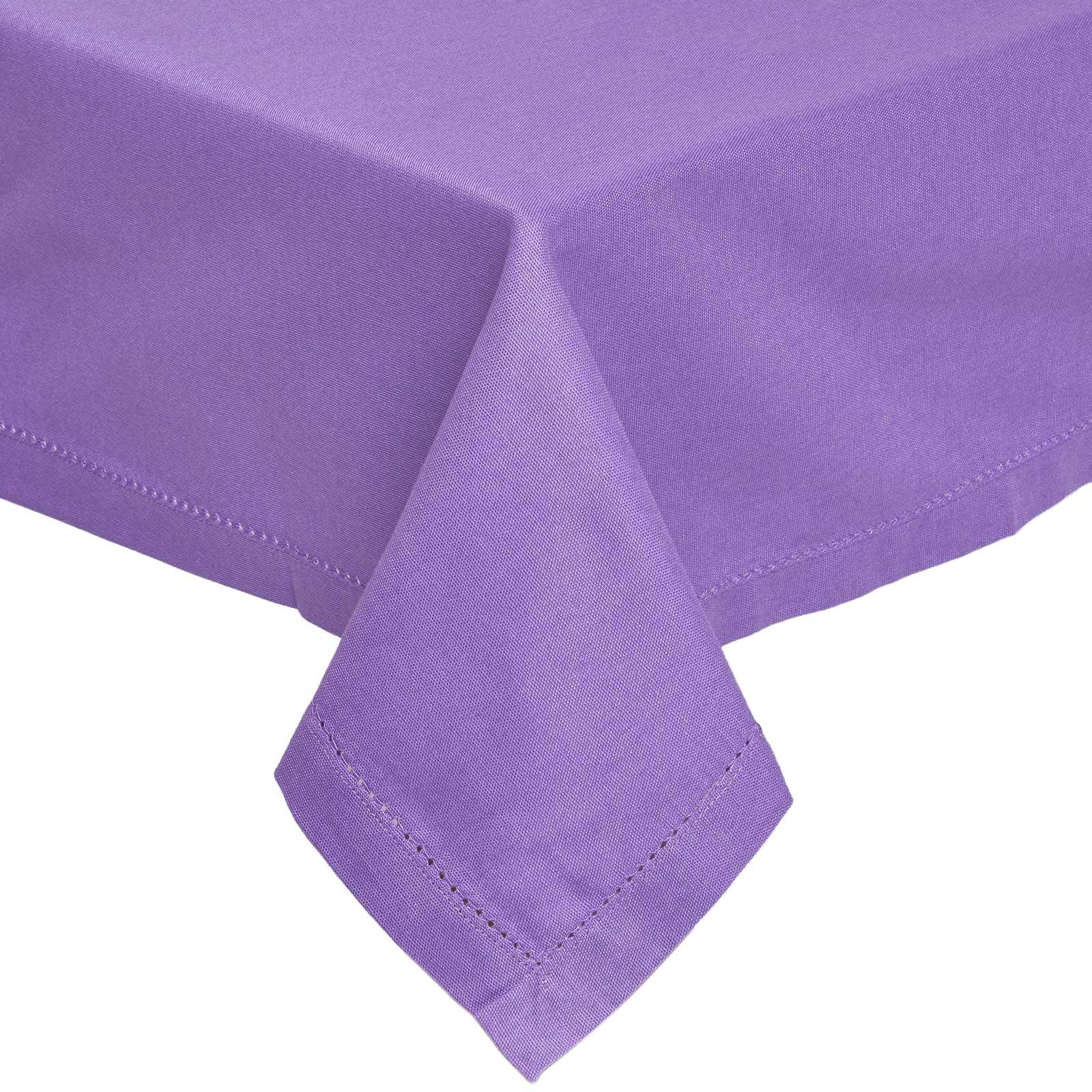 TISCHDECKE lila 137/228 cm, 100% Baumwolle - Lila, Textil (137/228cm) - Homescapes