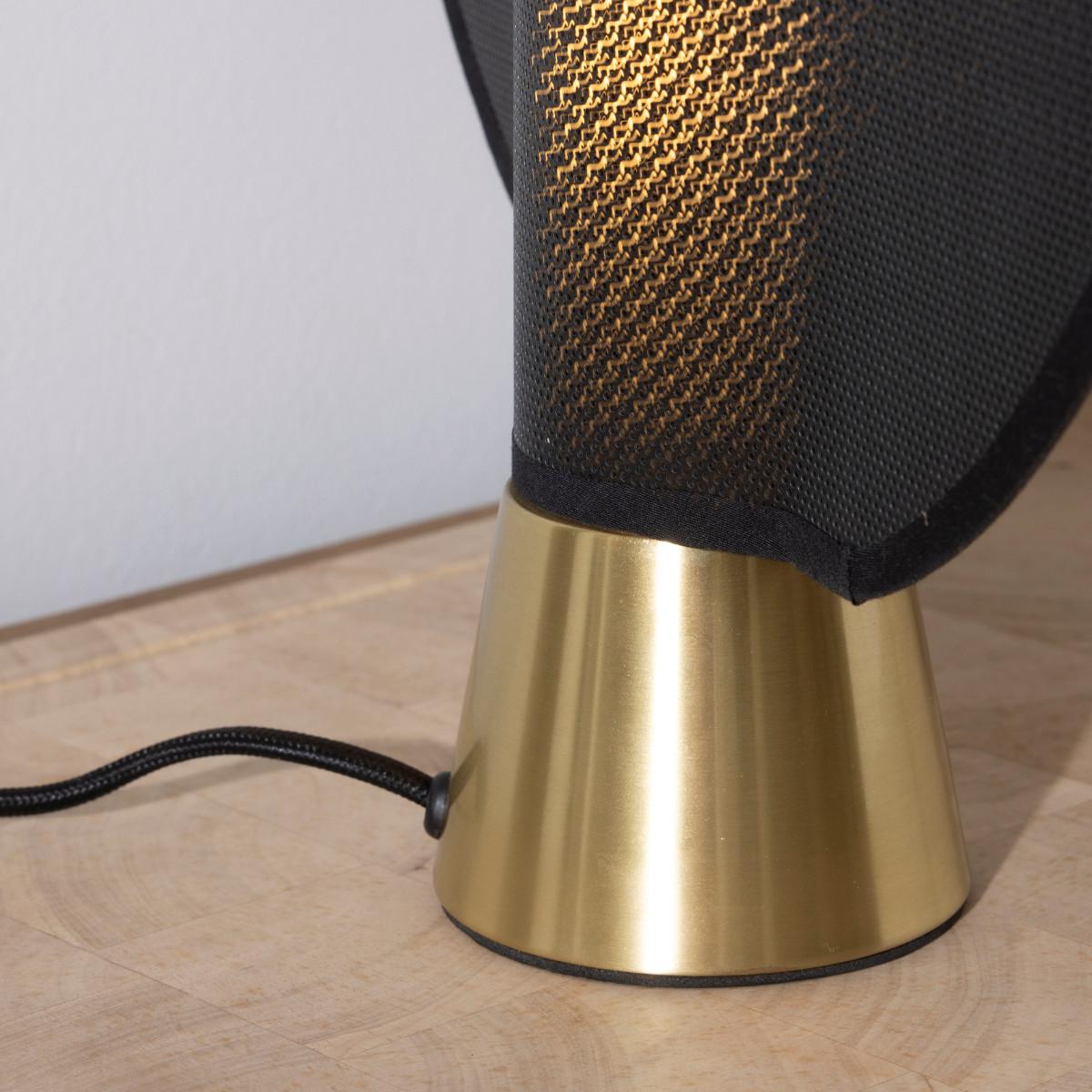 LAMPE Masche D.28cm - Schwarz, Kunststoff (28.5/7.6/39.5cm) - Signature