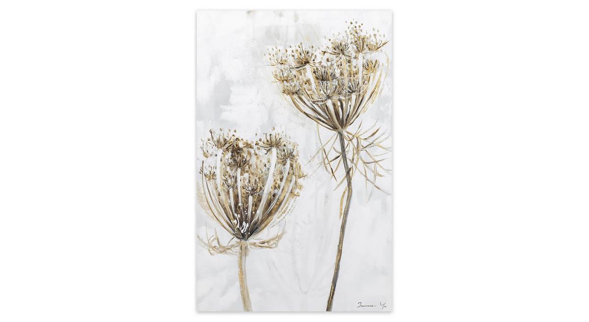 ACRYLBILD HANDGEMALT 60/90 cm - Beige, Holz/Textil (60/90cm) - KUNSTLOFT
