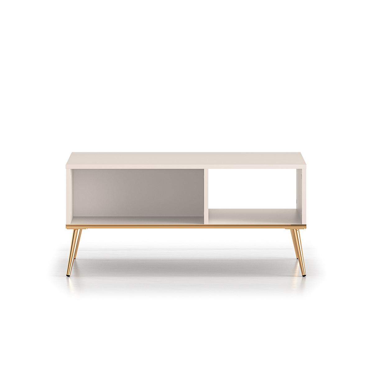 COUCHTISCH Olivia Kaschmir - Beige, Holzwerkstoff (60/90/42cm) - Petits-meubles