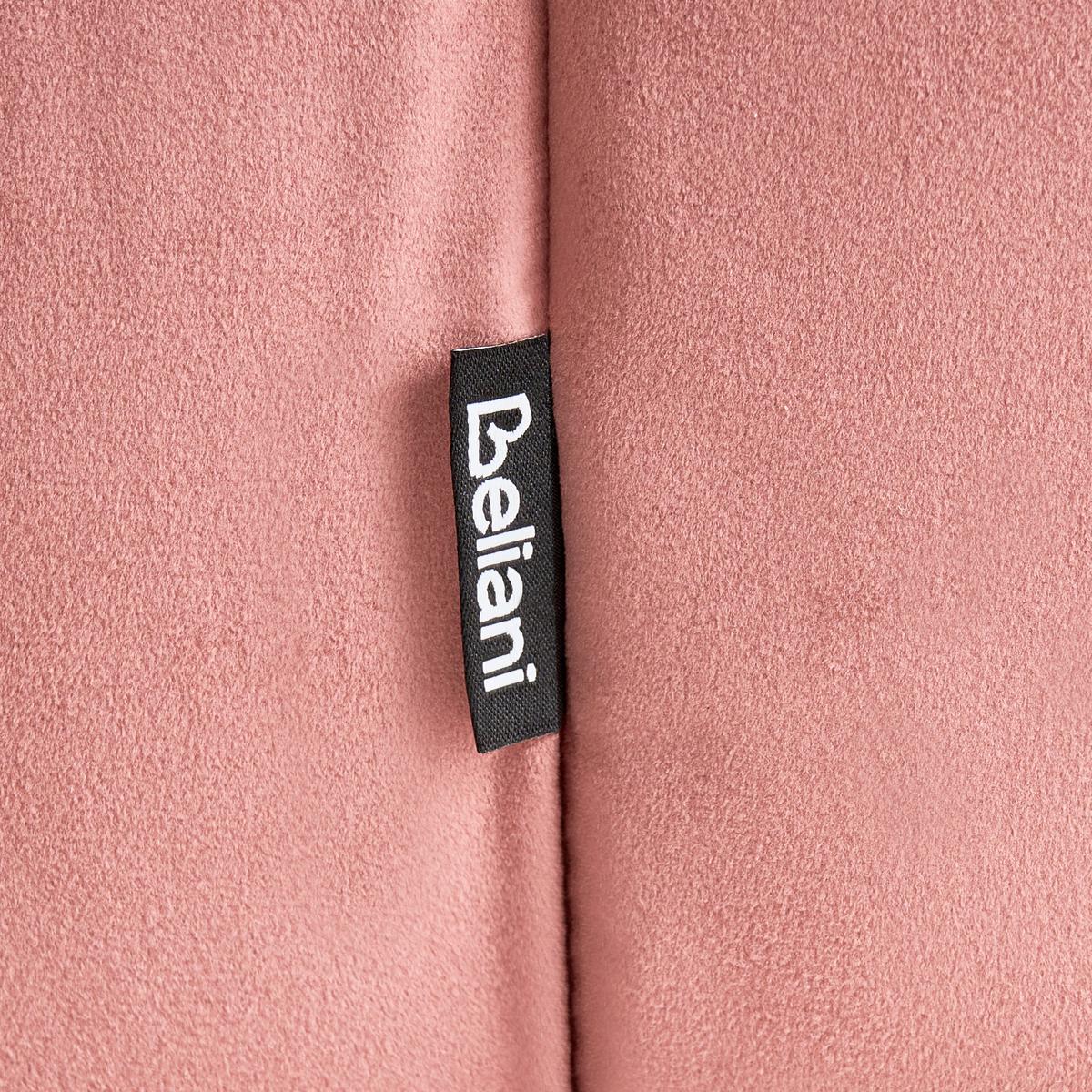 POUF Rosa Tappen - Pink, Textil (39/45/39cm) - Beliani
