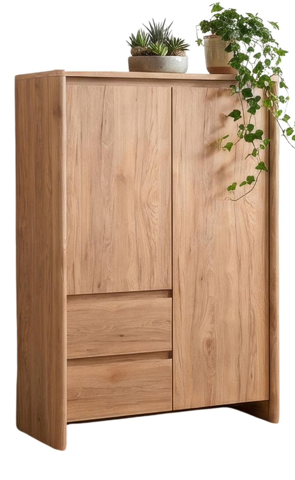 HIGHBOARD Hickory Walnuss 86 x 140 cm, Kommode mit viel Stauraum - Walnussfarben, Holzwerkstoff (86/140/40cm) - Furn.Design