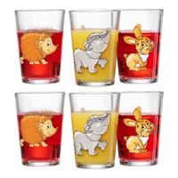 KINDERGLÄSER Waldtiere bunt 205 ml 6-tlg. - Multicolor, Glas (0.205L) - Ritzenhoff Breker