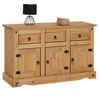 SIDEBOARD SALSA natur - Naturfarben, Holz (132/84/44cm) - CARO-Möbel