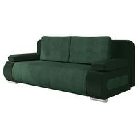 SCHLAFSOFA Emma Cord - Grün, Holz/Kunststoff (200/77/92cm) - MIRJAN24