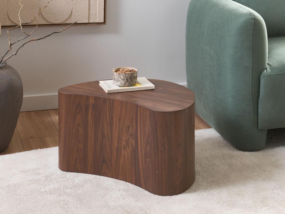 BEISTELLTISCH Dunkelbraun Bilpa - Dunkelbraun, Holzwerkstoff (57/35/33cm) - Beliani