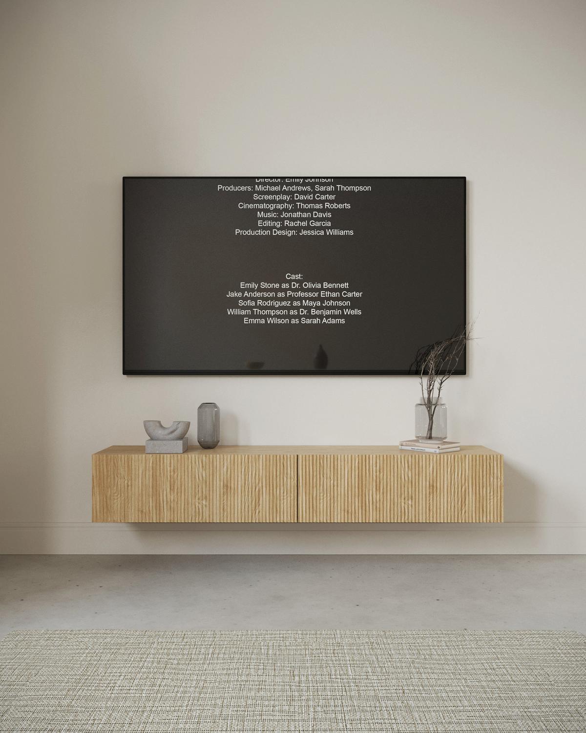 TV-HÄNGEBOARD Nolie Eichenholzoptik 175 cm - Eichefarben, Holz/Holzwerkstoff (175.5/28.5/31.6cm) - Selsey