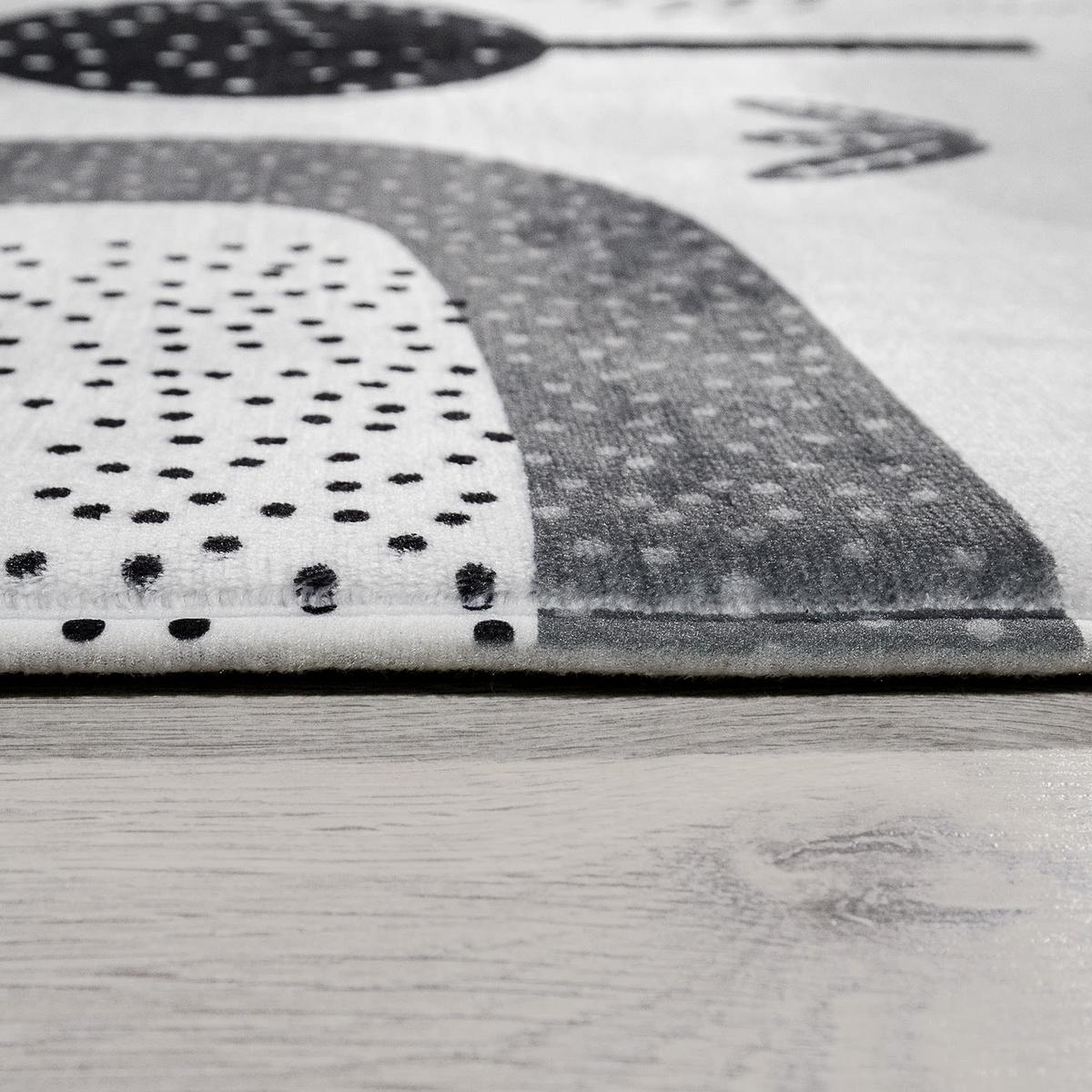 KINDERTEPPICH Waschbar, mit Reise-Motiv, Weiß, 80 x 150 cm - Weiß, Textil (150/80cm) - KADIMA DESIGN