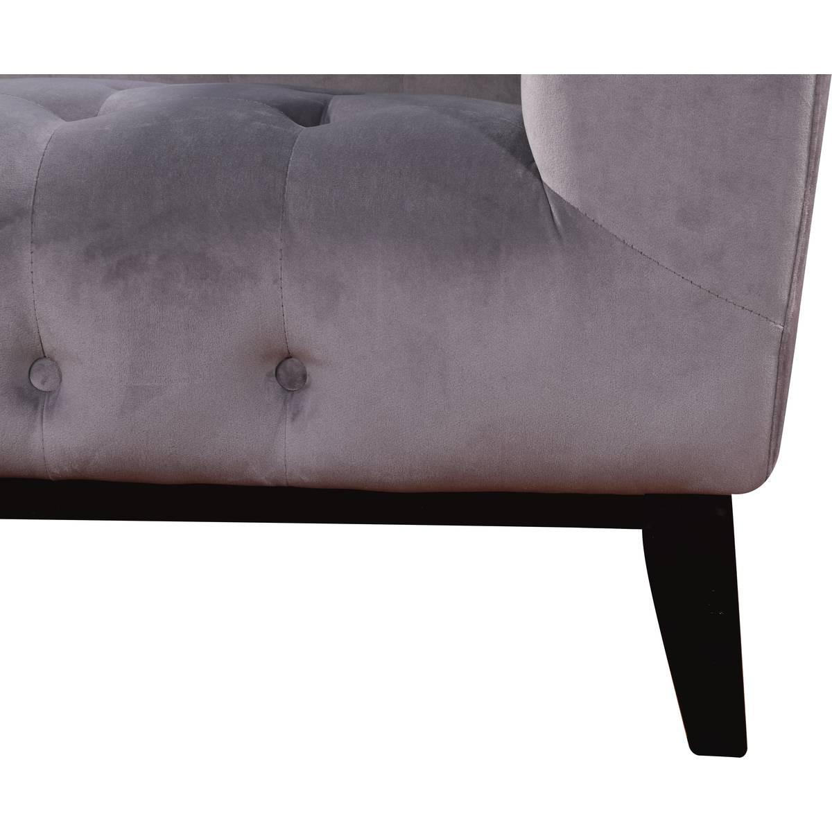 EINZELSOFA vanessa Hellgrau - Grau, Textil (189/75.5/82cm) - Habitat Garten