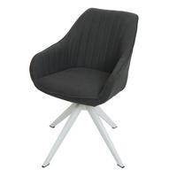 ESSZIMMERSTUHL Anthrazit - Dunkelgrau/Anthrazit, Textil (55/84/60cm) - MCW