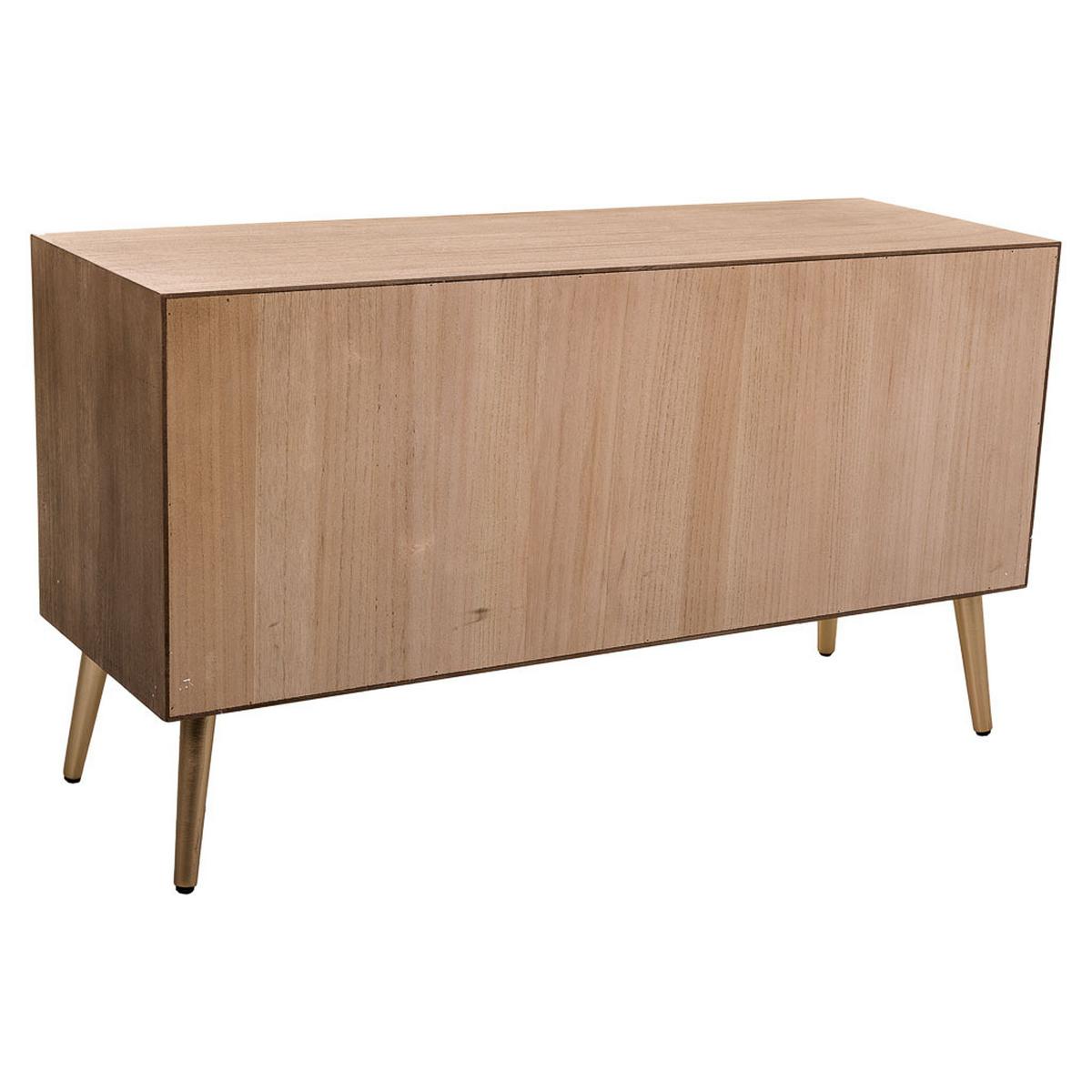 SIDEBOARD aus Holz, Braun 118x41x65 - Braun, Holz (118/65/41cm) - Wanderlust
