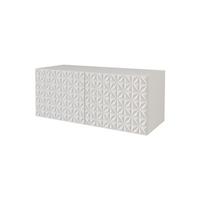 LOWBOARD VIRA-W 100x40x40 cm - Weiß - Weiß, Holzwerkstoff (100/40/40cm) - ALTDECOR