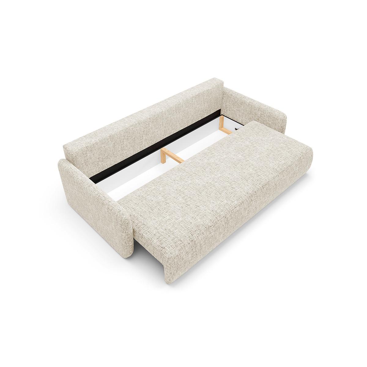 SOFA Lazare 3 Sitzplätze Weiß - Weiß, Holz (217/86/102cm) - Petits-meubles