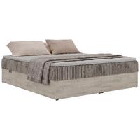 BOXBETT NORDIC ZERO 140/200 - Hellbraun Cord - Topper T25 - H3 - Hellbraun/Schwarz, Kunststoff/Textil (140/200cm) - MKS