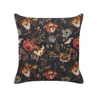 DEKOKISSEN Bunt 45/45 cm Ramonda - Multicolor, Textil (45/45cm) - Beliani