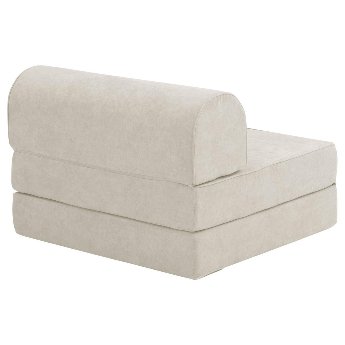 FALTSESSEL Katusha Flachgewebe beige - Beige, Kunststoff (80/57/80cm) - 58aufmkessel