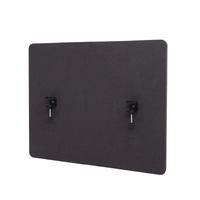 AKUSTIK-TISCHTRENNWAND Braun - Braun, Textil (75/60/2cm) - MCW