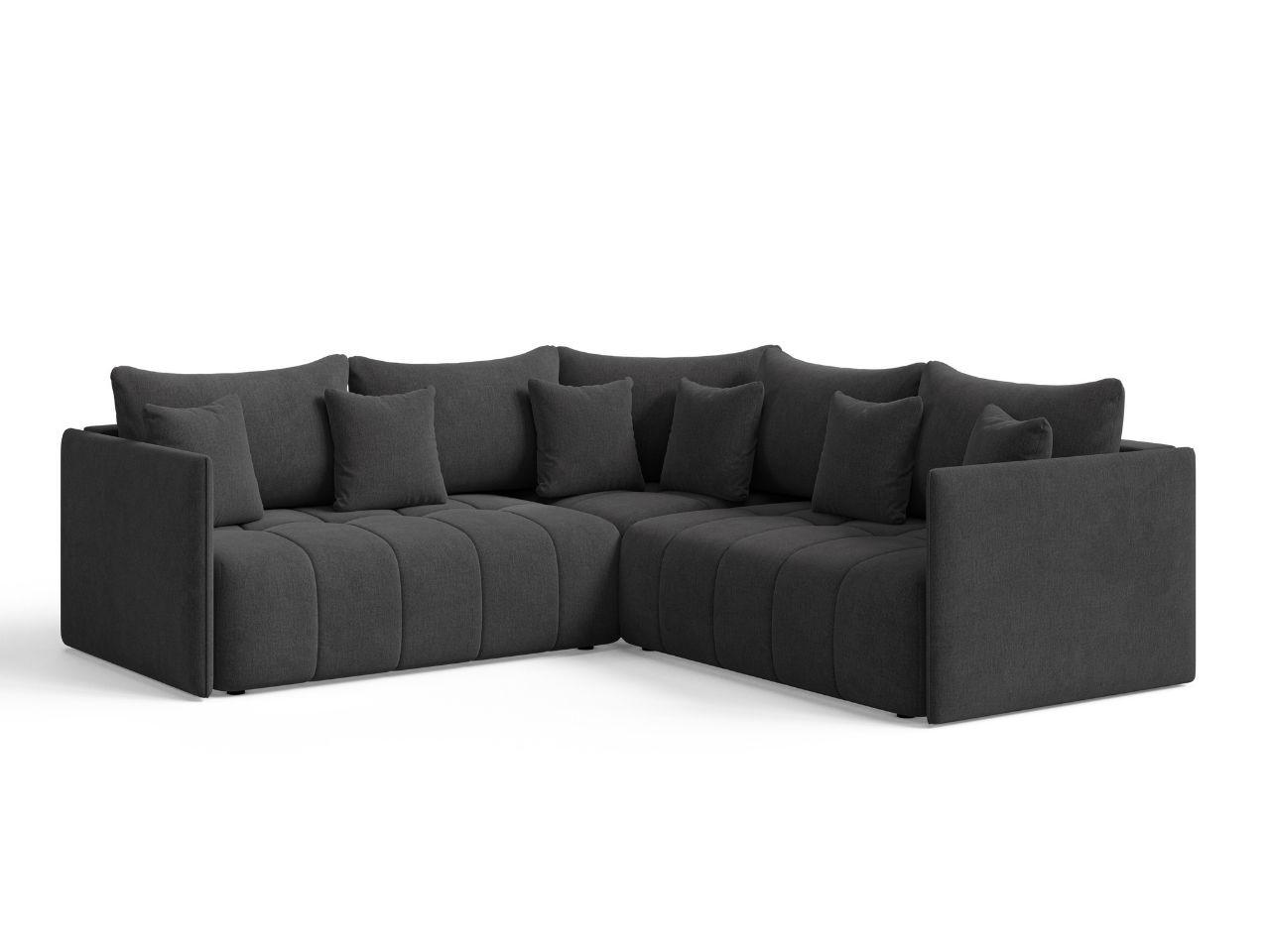 ECKSOFA Ardi Anthrazit - Anthrazit, Holz/Textil (240/240cm) - Graingold