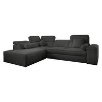 ECKSCHLAFSOFA Vito VII, Seite: Links - Anthrazit, Holz/Textil (276/214cm) - MIRJAN24