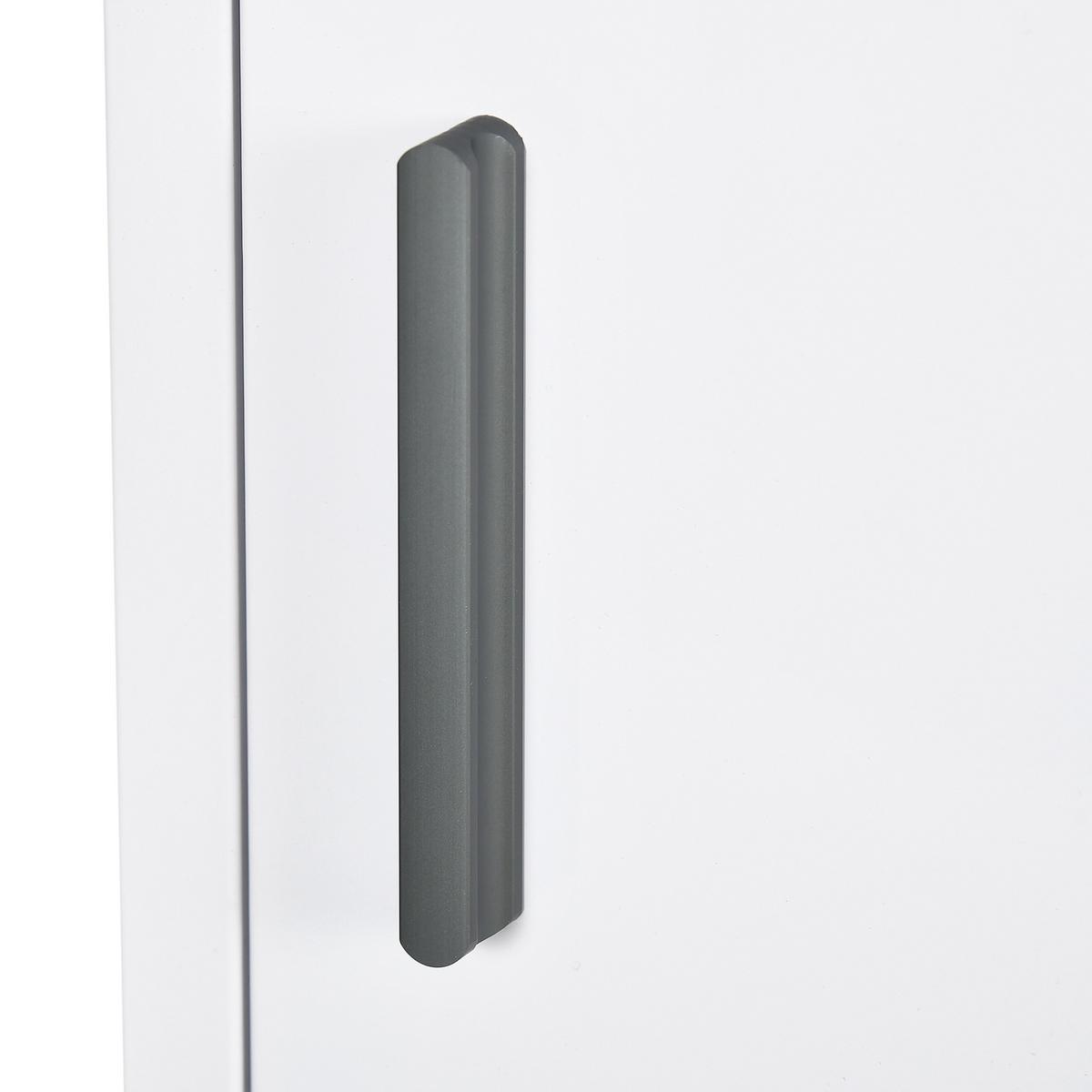 MEDIZINSCHRANK, Erste Hilfe , mit 3 Innenfächern, Magnetverschluss, Stahl, Weiß - Weiß, Metall (12/60/30cm) - Kleankin