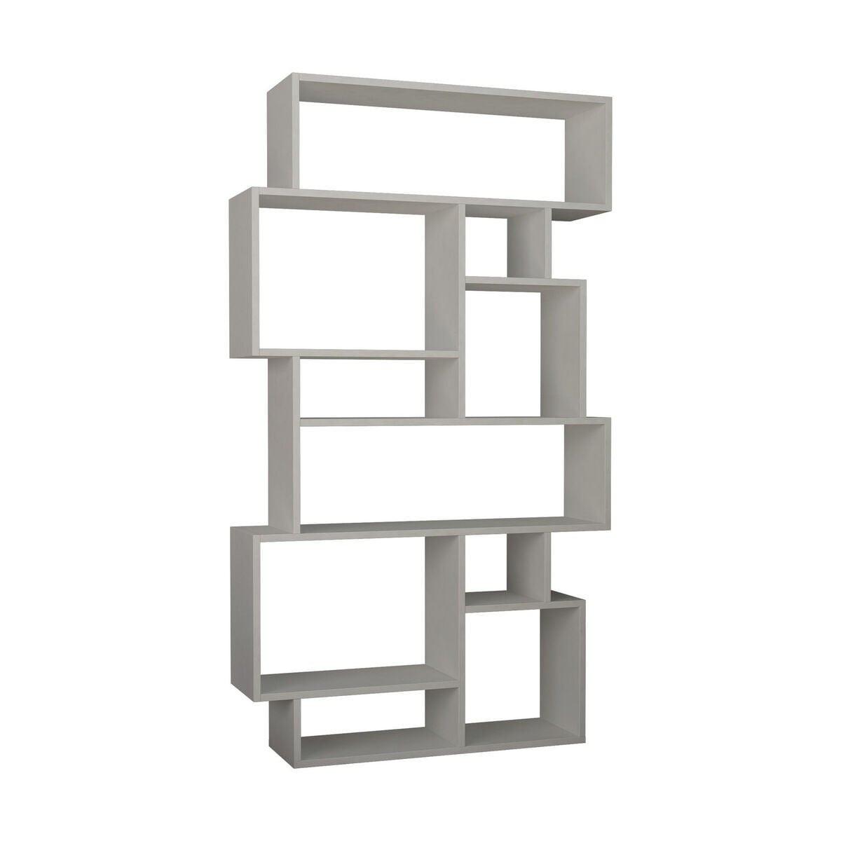 BÜCHERREGAL mit Fächern 96/25/168 cm - Weiß, Holzwerkstoff (25.5/168.5/28cm) - Calicosy