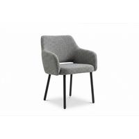 GARTENSTUHL AMUR Grau SOLENZO Flachgewebe (1er-Set) - Grau, Textil (62/80/62cm) - KAWOLA