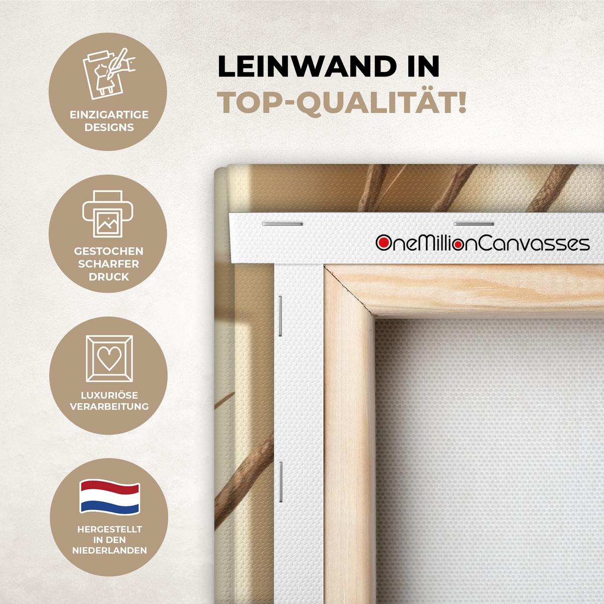 LEINWANDBILD Beige - Osterkuchen - Eier Gemälde 60x40 cm - Beige, Textil (60/40cm) - MuchoWow
