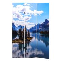 FOTO-PARAVENT Blau - Blau, Holz (121/180/2cm) - MCW