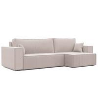 ECKSOFA Adara Max Mit Schlaffunktion - Weiß, Holzwerkstoff/Textil (145/276cm) - Fun Möbel