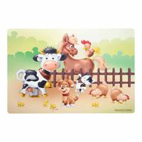 TISCHSET Hoftiere bunt 45 x 30 cm - Multicolor, Kunststoff (45/30/2cm) - Ritzenhoff Breker