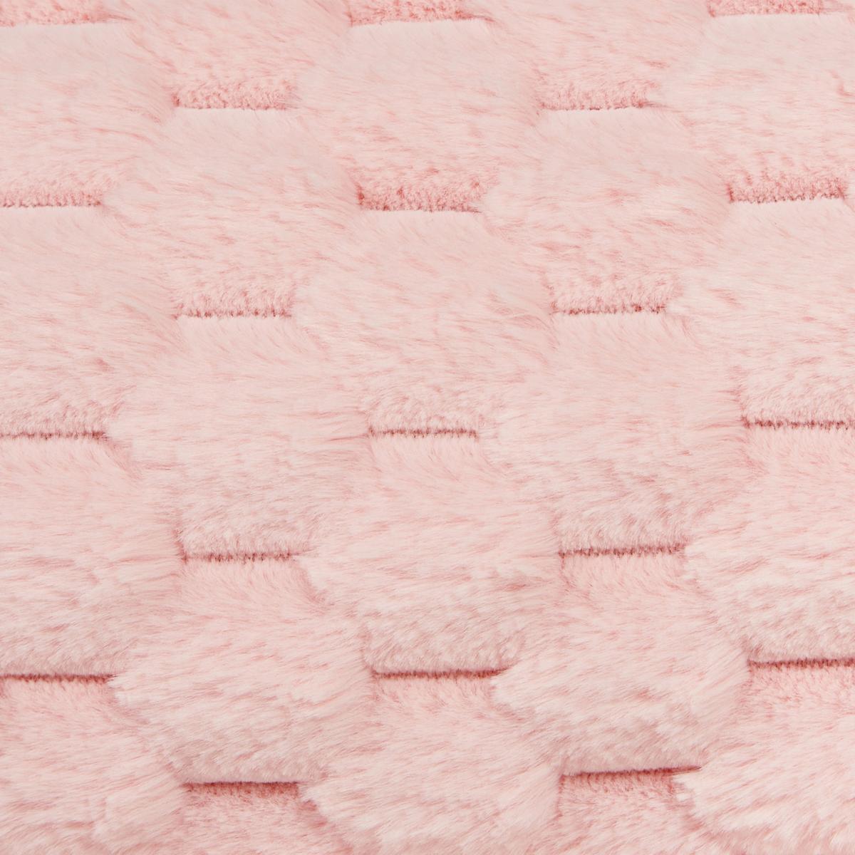 DEKOKISSEN Rosa 60/22 cm Linden - Pink, Kunststoff (60/22cm) - Beliani
