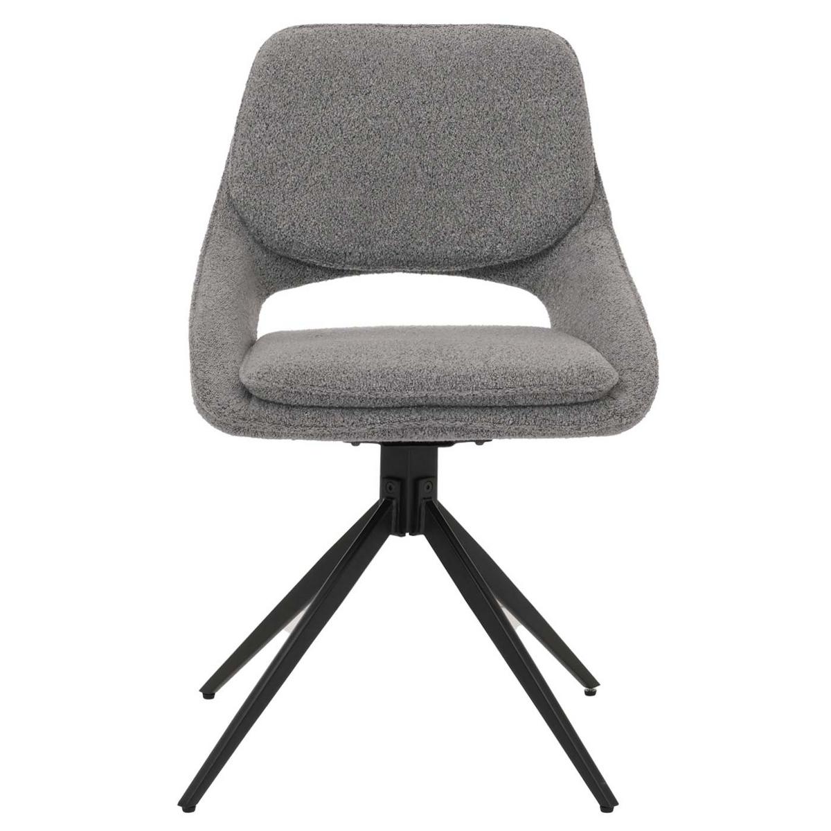 ESSZIMMERSTUHL Hellgrau 6er-Set - Hellgrau/Grau, Textil (55/87/55cm) - MCW