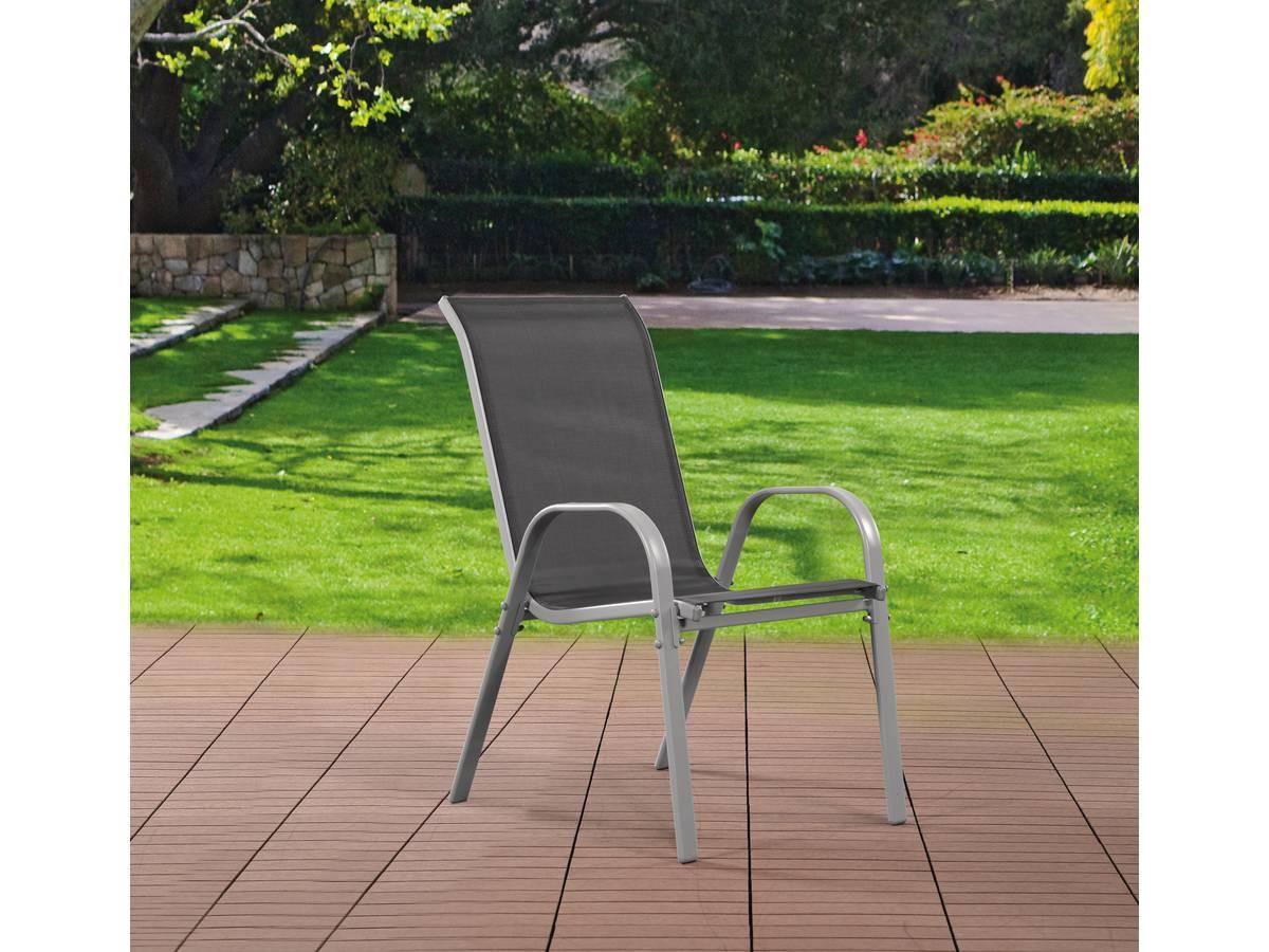 GARTENSESSEL cordoba Dunkelgrau - Dunkelgrau, Metall (75/92/53cm) - Habitat Garten