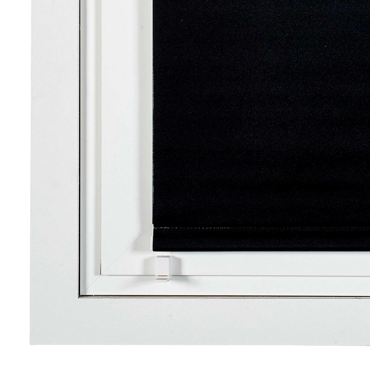 VERDUNKELUNGSROLLO Schwarz, 45 cm x 180 cm - Schwarz, Kunststoff (45/180cm) - STORESDECO