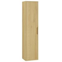 BADEZIMMERSCHRANK Rimini mit 1 Tür Eiche - 38 x 33 x 170 cm - Eichefarben, Holz (33/170/38cm) - Badplaats