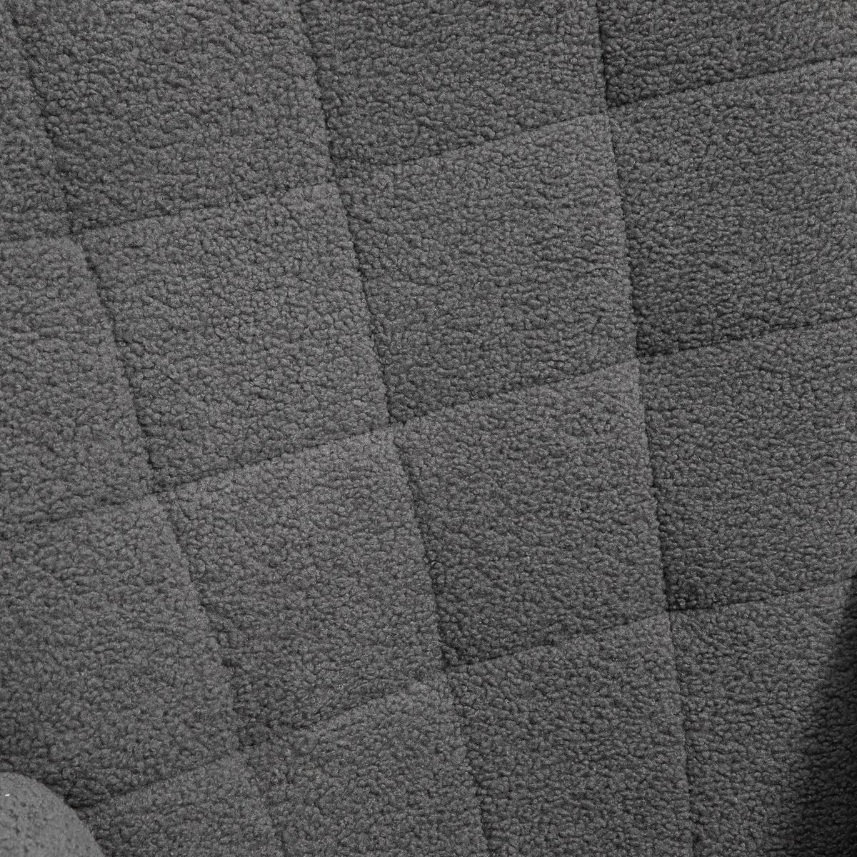 SCHAUKELSTUHL Sessel Relaxsessel bis 120 kg, Polyester, Grau 92x71x101cm - Dunkelgrau/Naturfarben, Buchenholz/Textil (98/101/71cm) - HOMCOM