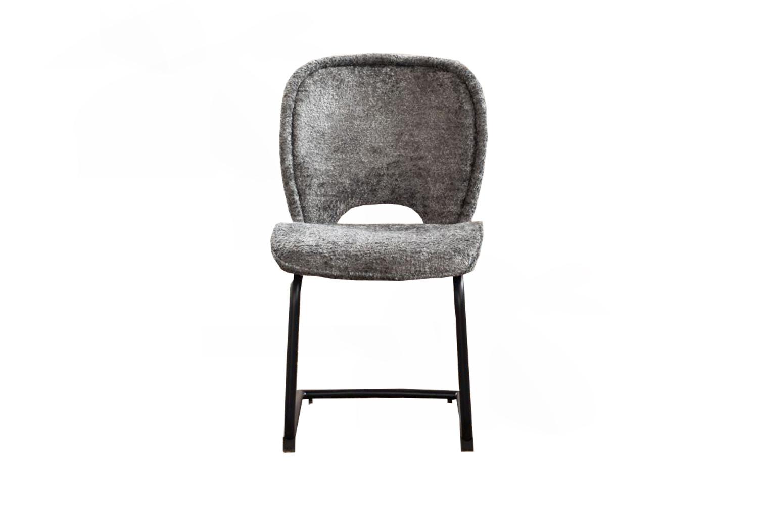 ESSZIMMERSTUHL JONA Anthrazit Webstoff (1er-Set) - Anthrazit, Kunststoff/Textil (49/92/59cm) - KAWOLA