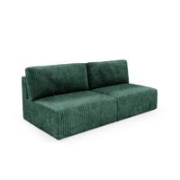 SOFA Angela 3 Sitzplätze Tannengrün - Grün, Holz (216/86/102cm) - Petits-meubles